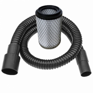 Tubo y filtro aspirador de cenizas